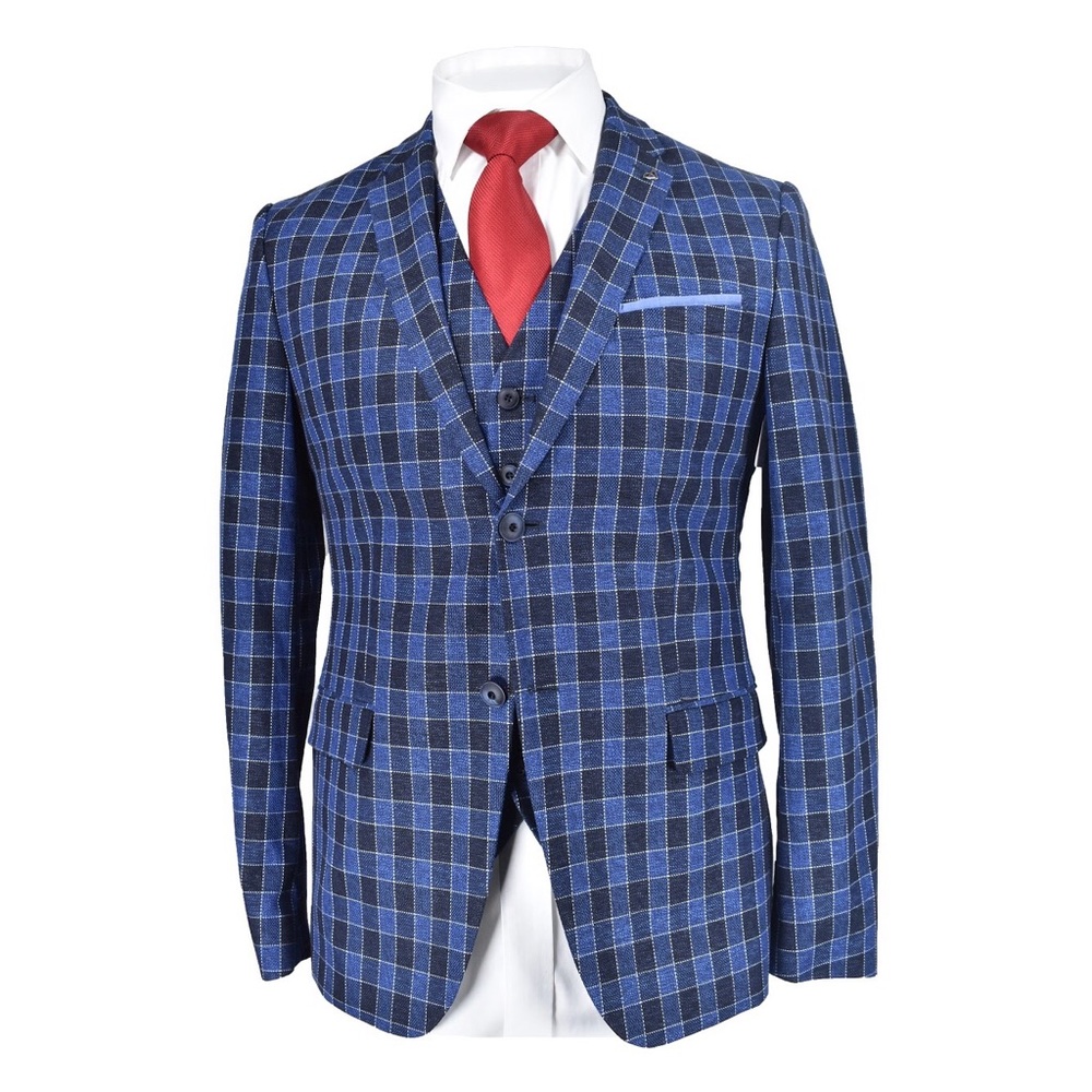 Zara Man Blue Modern Fit Two Piece Blazer 42S